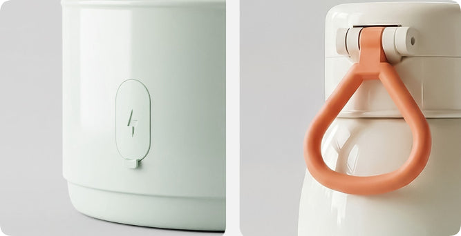 Bouteille d'eau portable à température constante pour nourrissons permettant la préparation de lait sans fil