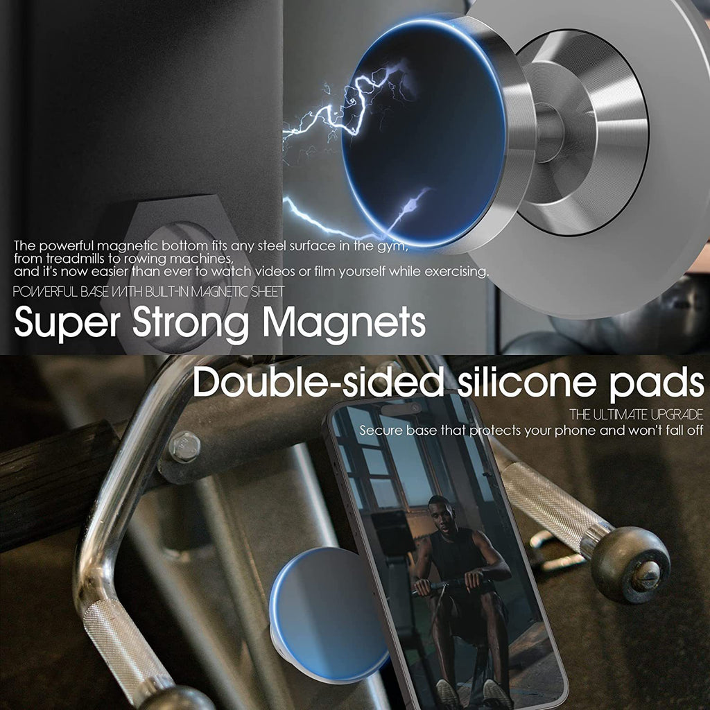 Support de téléphone mobile en alliage d'aluminium Magsafe Double