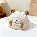 Été Garçons et filles en peluche de dessin animé Ours Oreilles tridimensionnelles Ours Soft Top Versatile S