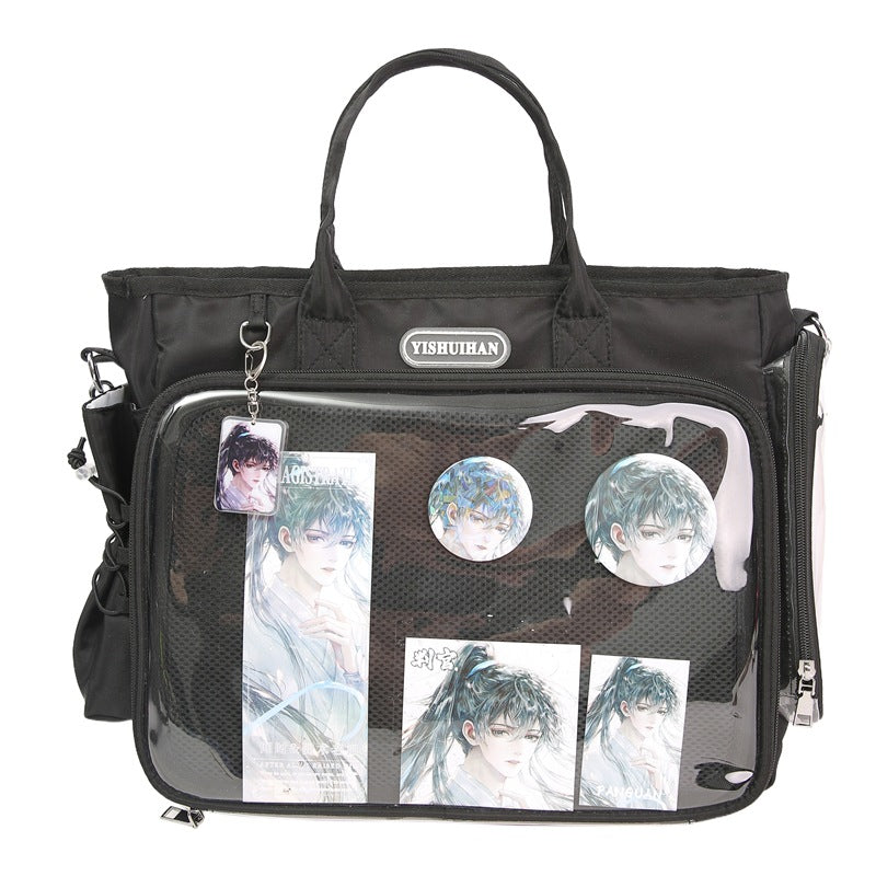 Sac à épaule portable pour étudiant multifonctionnel