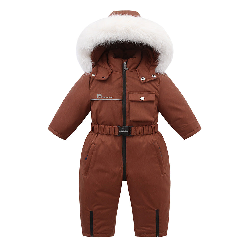 Ski bag for children in autumn and winter
