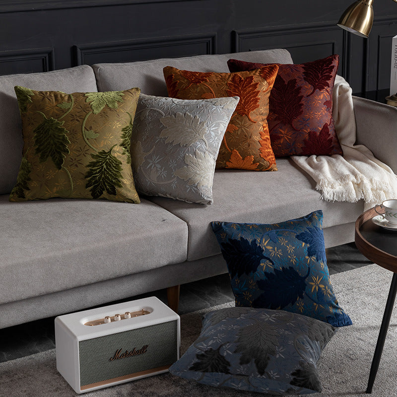 Couverture d'oreiller en coussin de coussin Jacquard