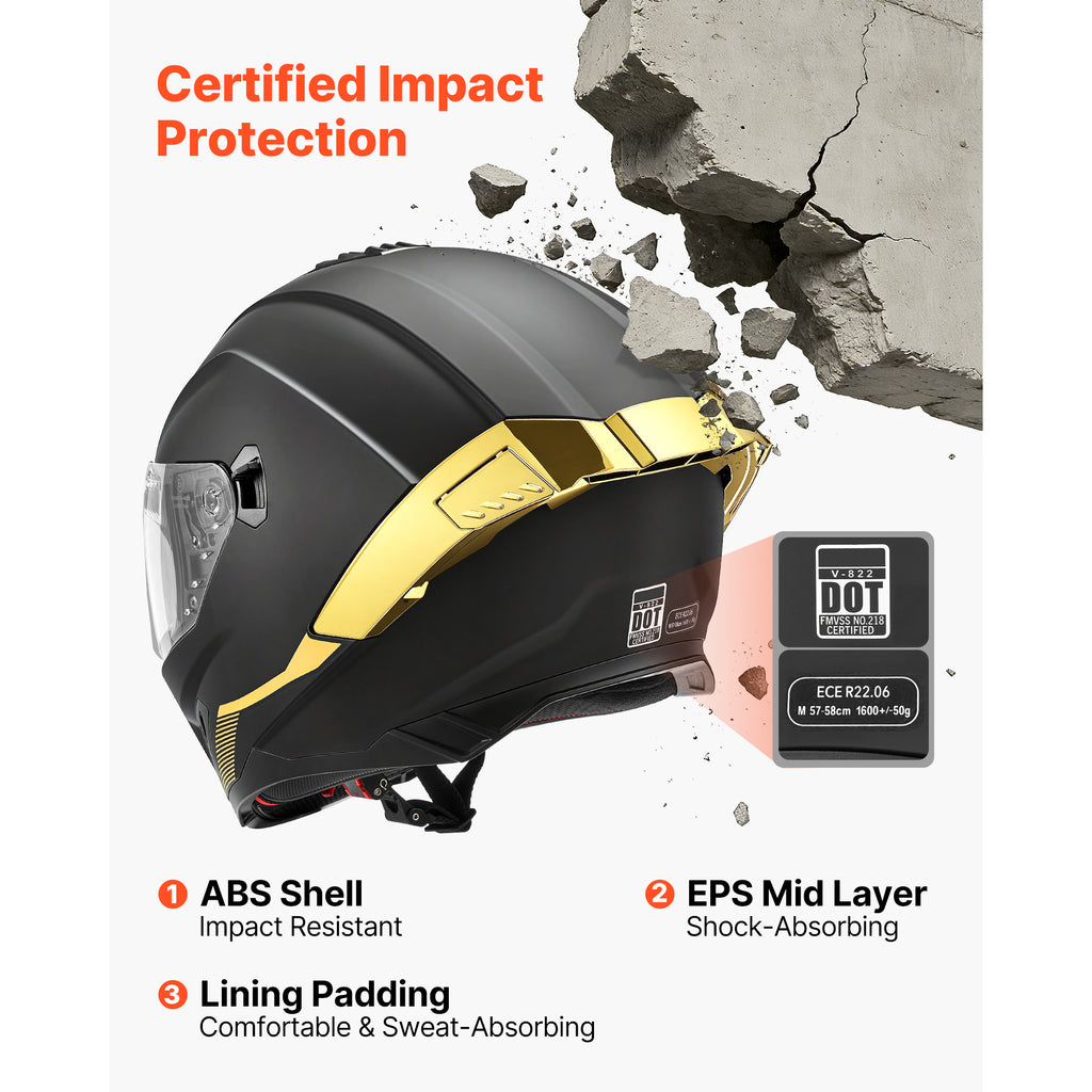 Casques de moto pleine face