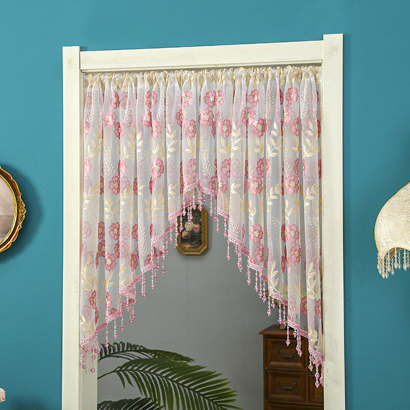 Dentelle demi rideau pour la chambre à coucher à la maison Decor