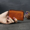 Cuir véritable Petit Porte-cartes Cuir première couche