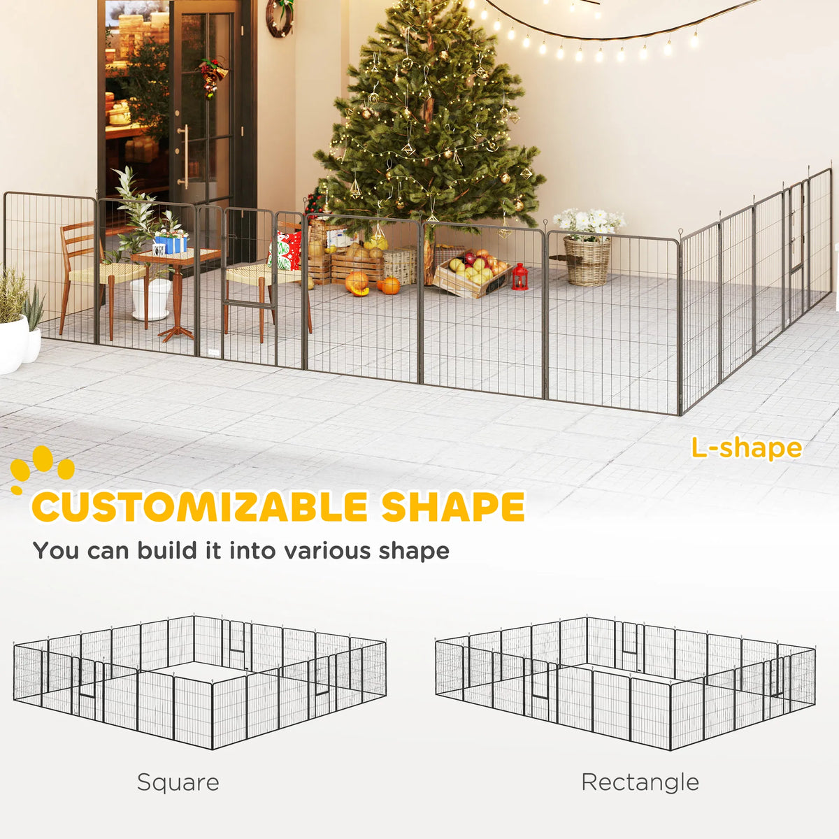 Playpen pour animaux de compagnie, Playpen pour chiens