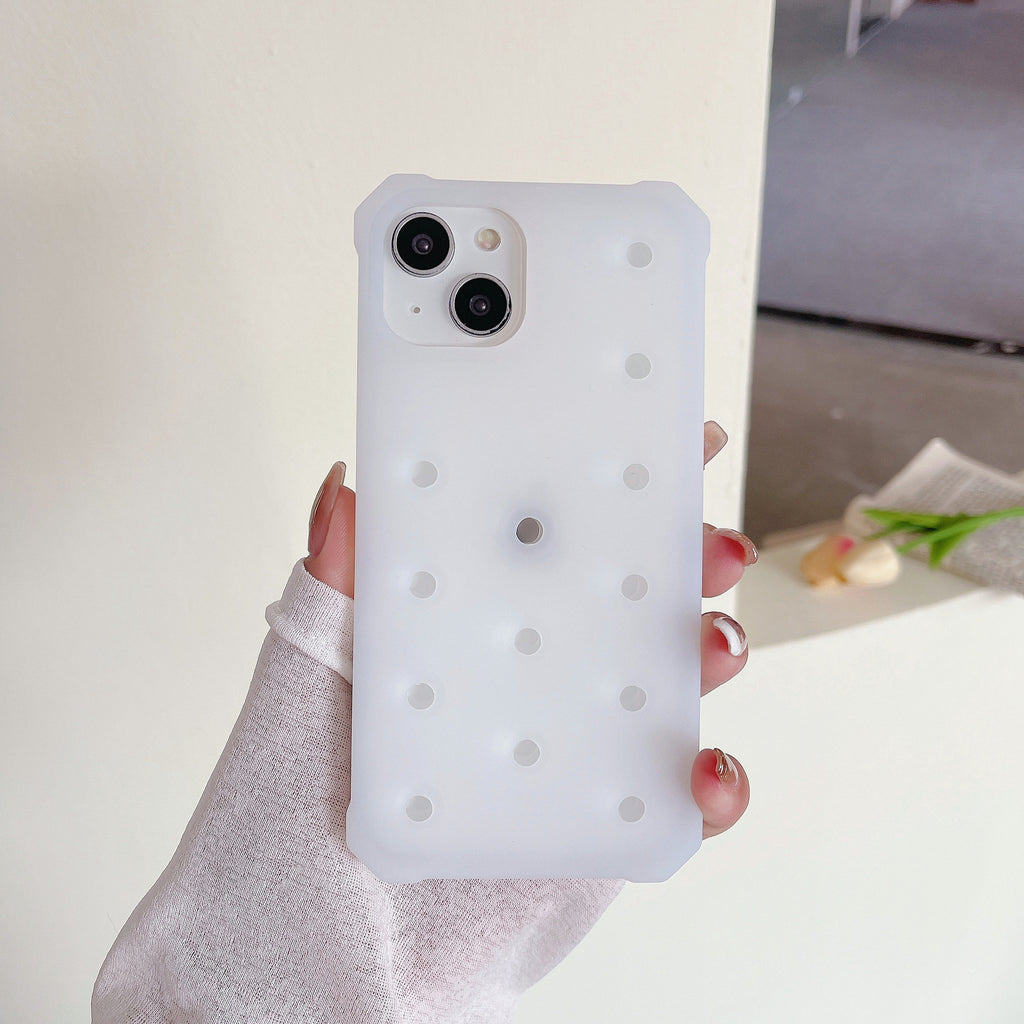 Boîtier en silicone avec trous