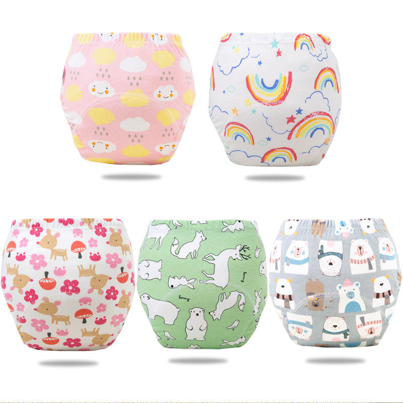Pantalons d'entraînement de toilette bébé Pure coton imperméable Couche lavable
