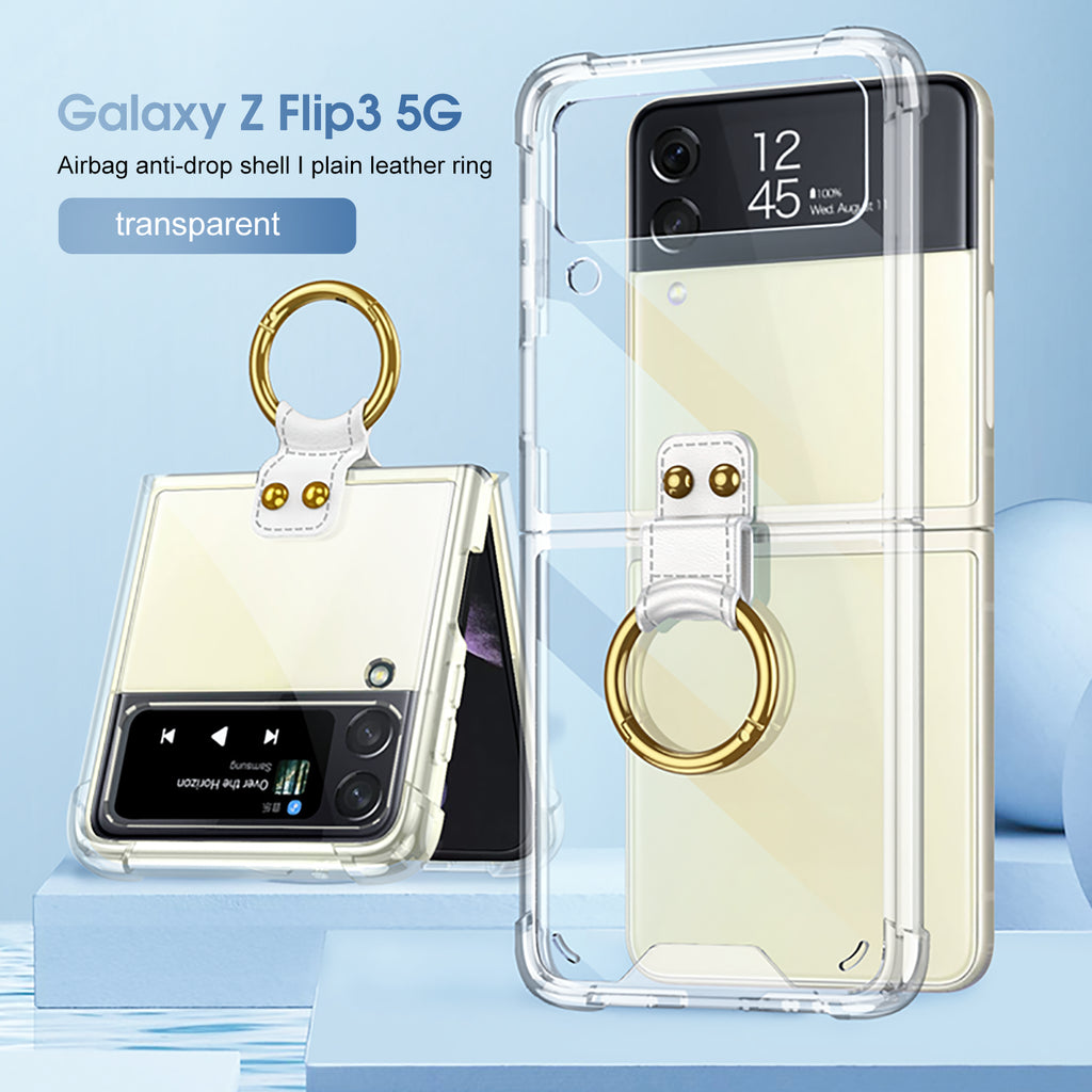 Coque de téléphone mobile pliant simple et créative gelé dur Shell couleur solide