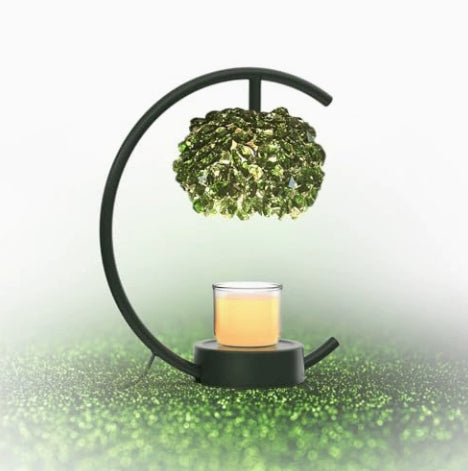 Aromathérapie en fer brut Moulage de cire Bougie d'huile parfumée Warmer Chambre lampe de table