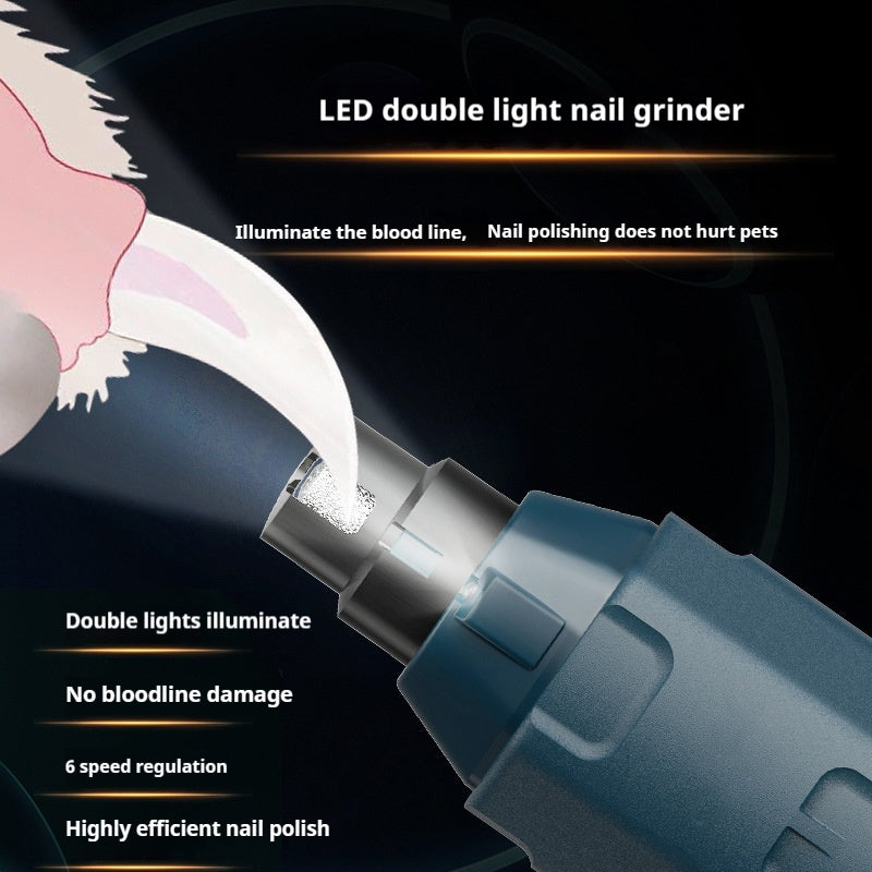 Pet 6-vitesse de contrôle de clou piercing dispositif LED lumière automatique