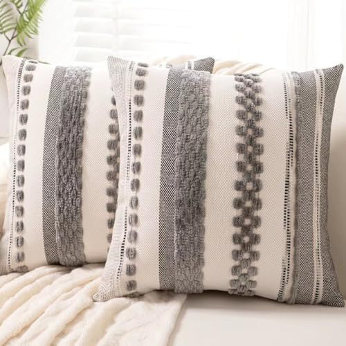 Jacquard Chenille Tassel Oreiller Simple Confortable Et Universally Compatible