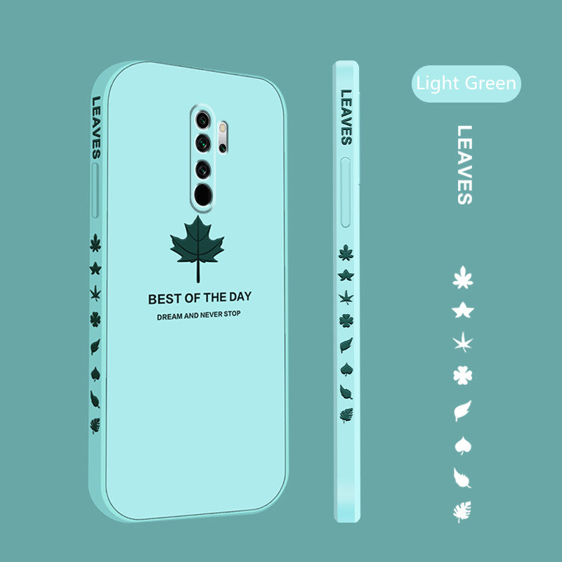 Personnalité et créativité Lanyard à coquilles de feuille d'érable ultra-mince givré