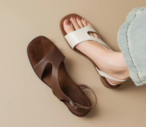 Sandales décontractées sans dos de mode pour femmes