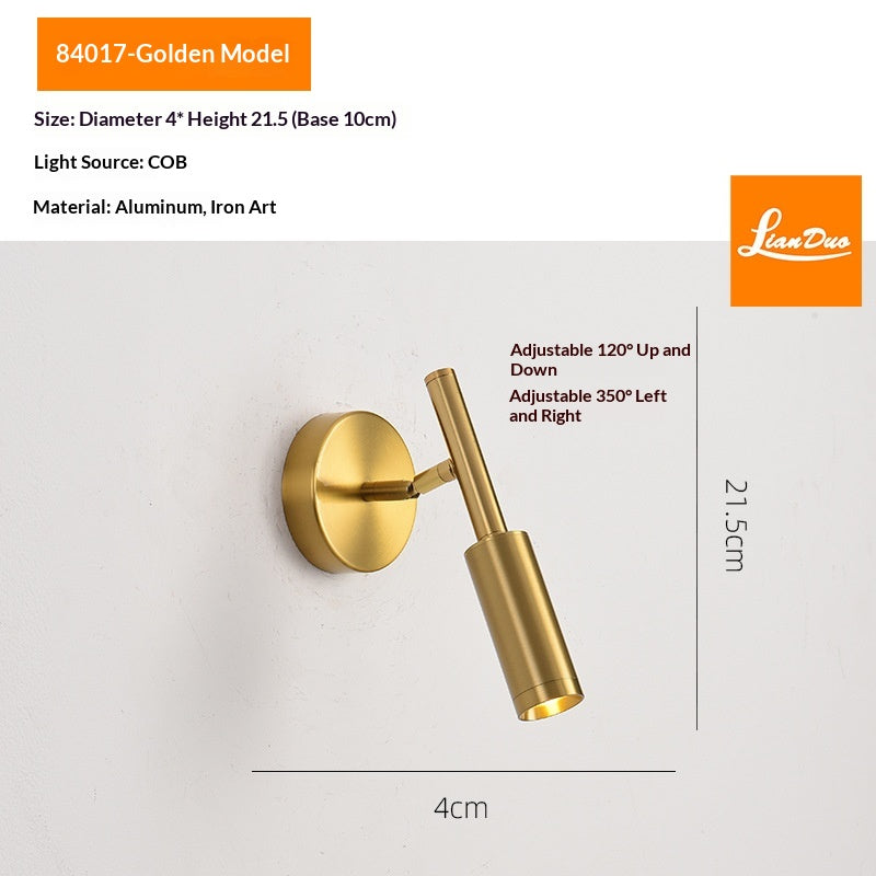 Sconce murale moderne simple pour la chambre à coucher