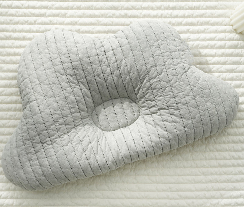 Coton Shaping Respirant Oreiller Anti-déviation Tête Bébé Correction