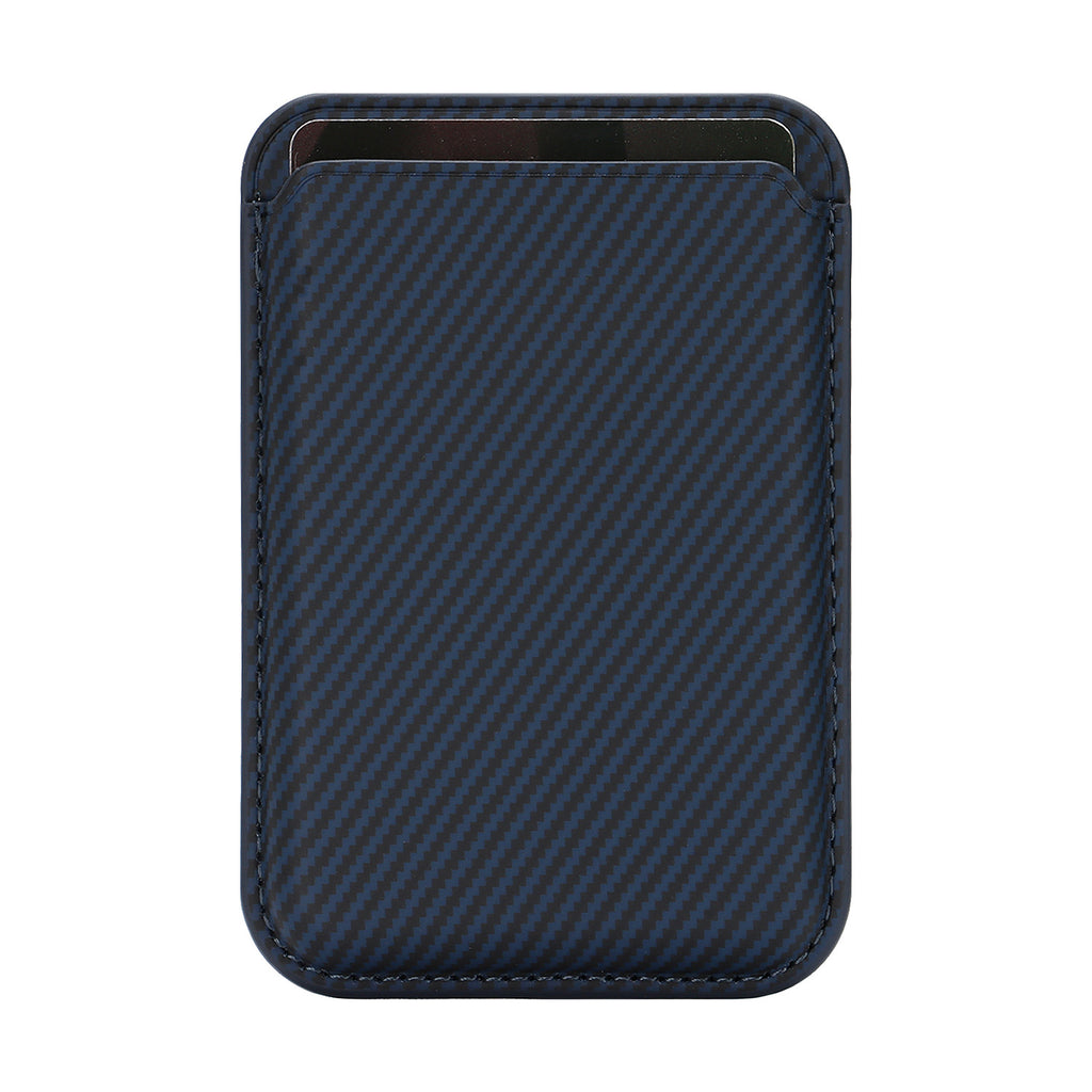 Porte-carte magnétique ultra-mince en fibre de carbone