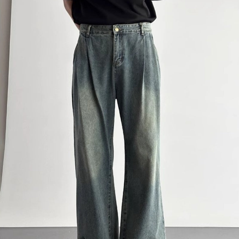 Jeans retro minimalistes haut de gamme pour hommes