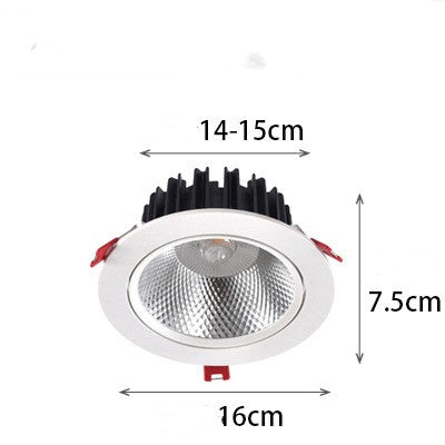 Lampe de lavage mural de ménage COB Spotlight LED Sky Lampe Angle réglable