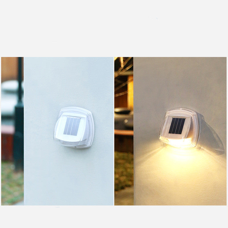 Outdoor Solar Couryard Petit mur lampe Jardin Imperméable Rail Lampe de Garde Accueil Villa Wa