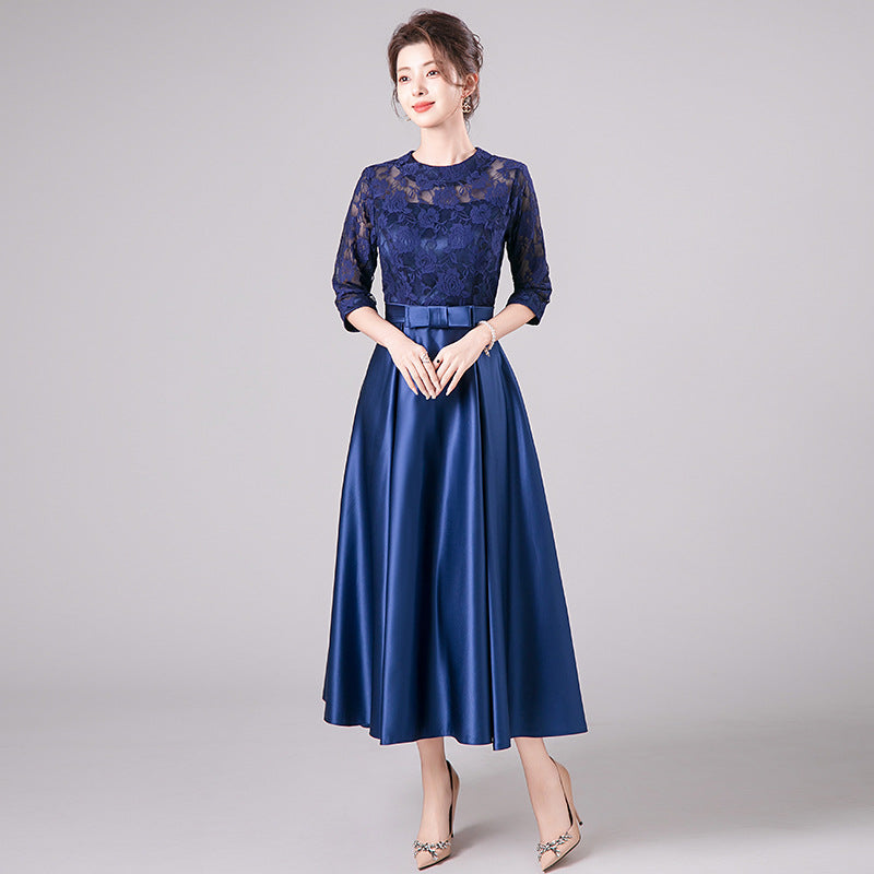 Robe de fête d'anniversaire simple et élégante