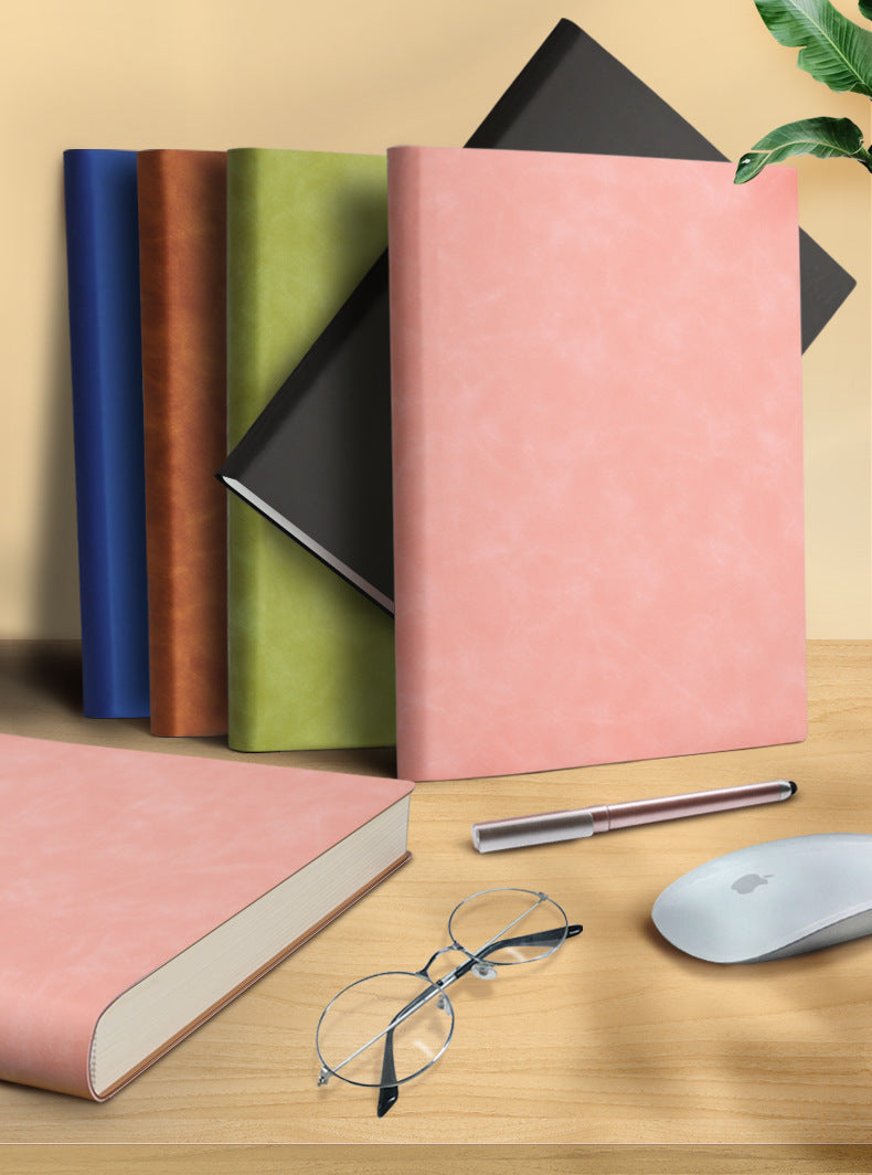 Carnet de notes épaissi Carton en cuir souple