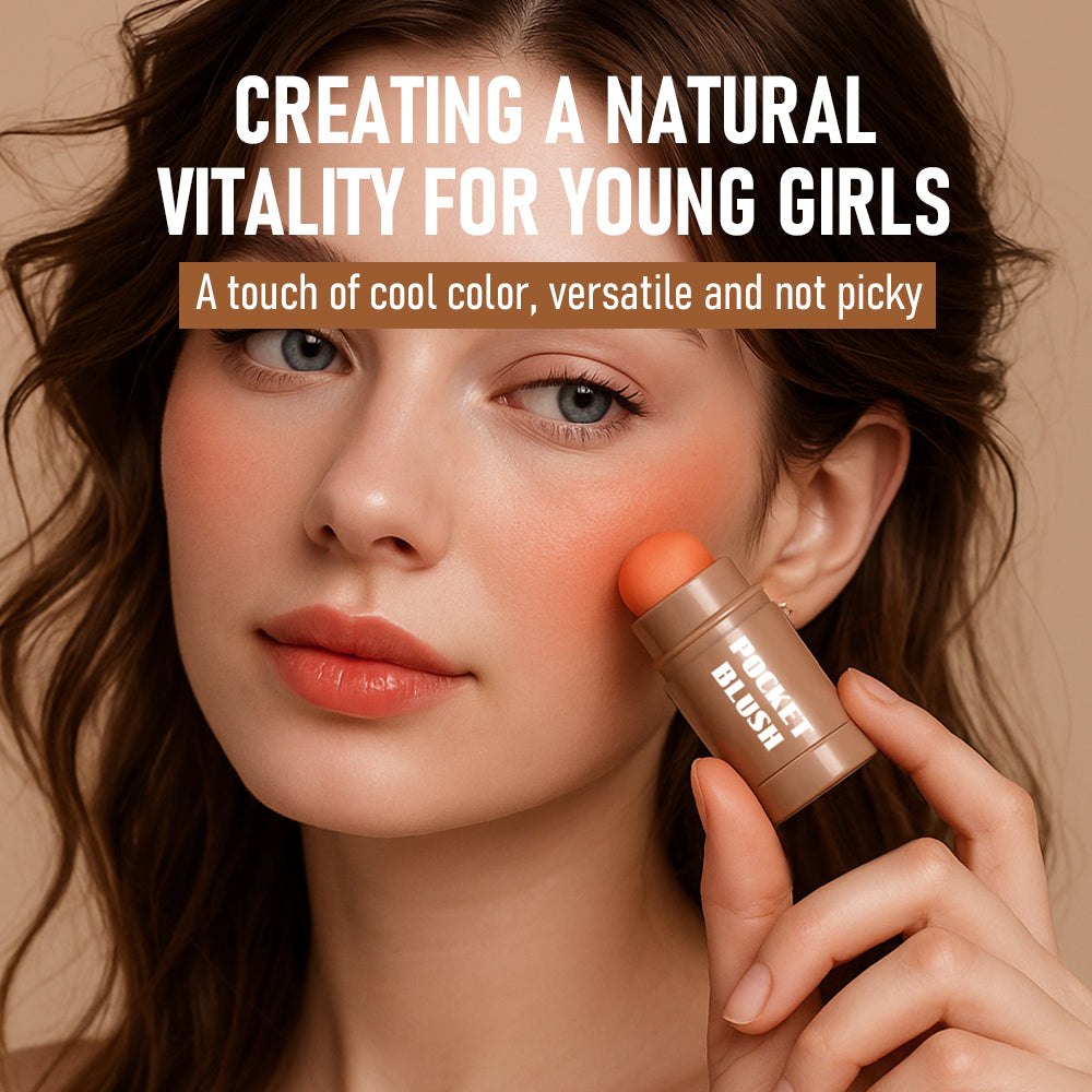 Bâton de surligneur multi-usage Glossy Blush pour lèvres et cheeks
