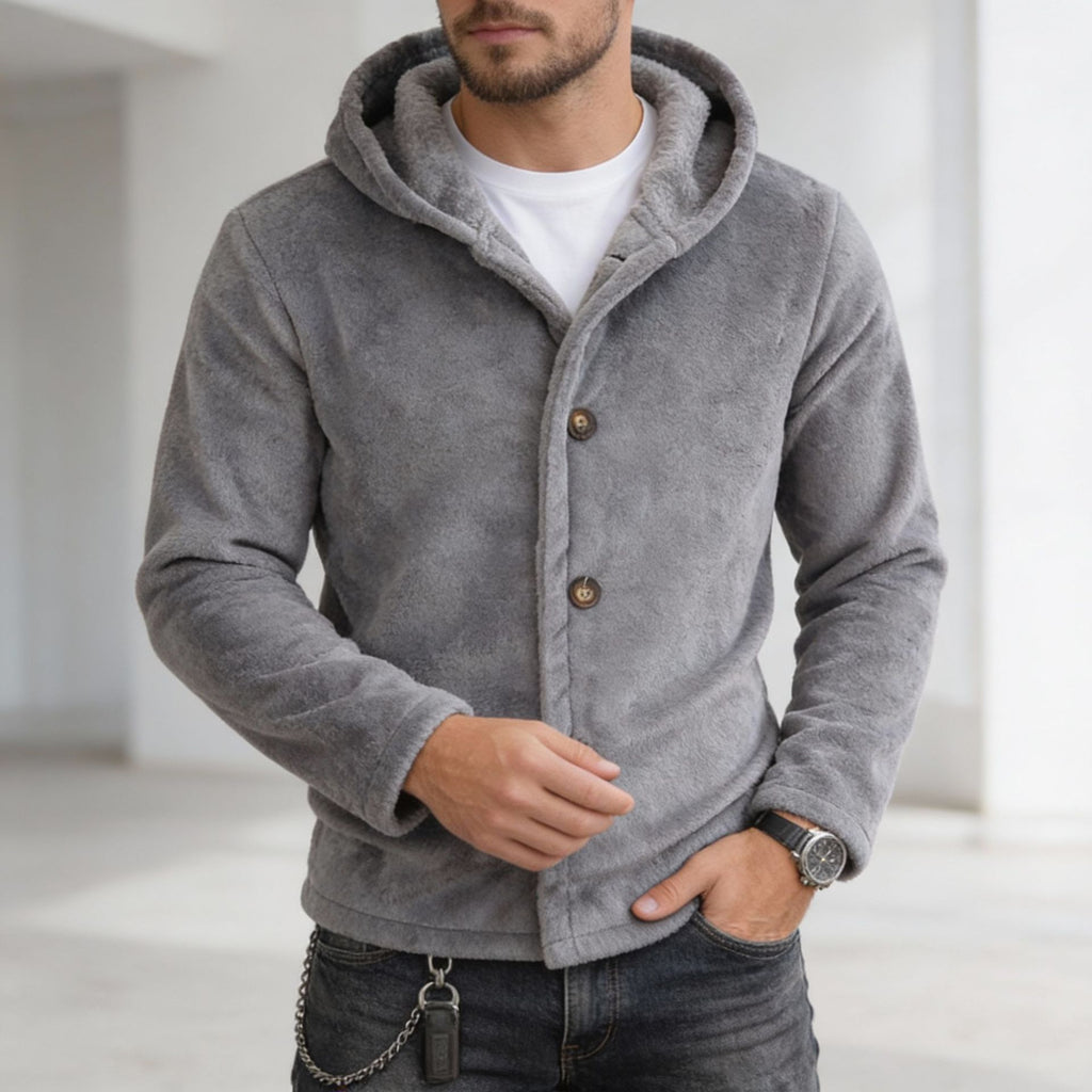Veste de sweat à capuche à manches longues pour hommes