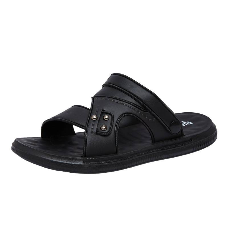 Hommes Sandales Platform Design en cuir double usage pour la plage et l'usure extérieure