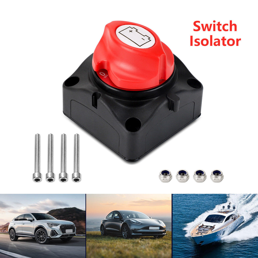 Isolateur de batterie 12V 600A coupé Kill Fit for Knob Marine Boat Camper UK
