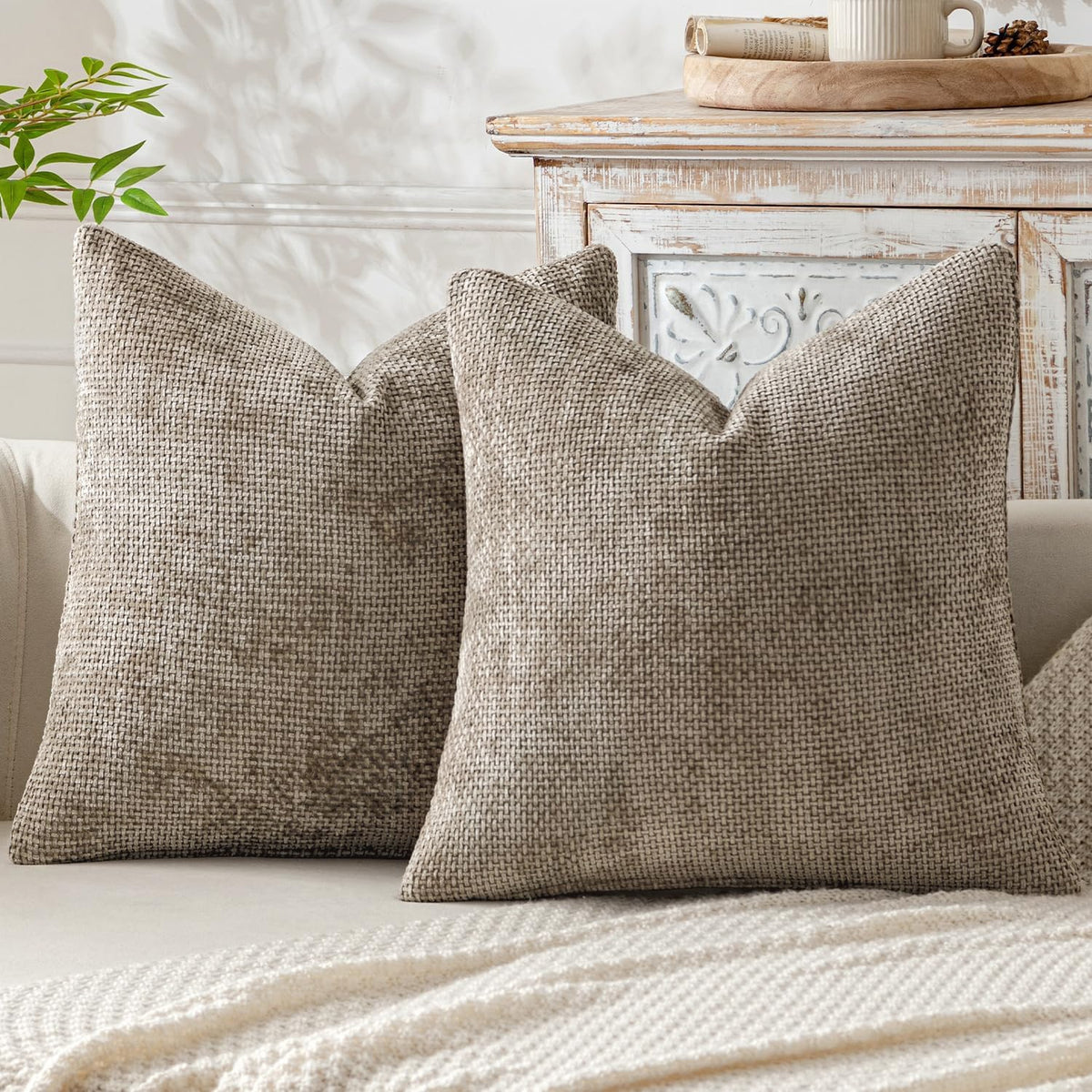 Plain Knitted Solid Color Soft Soap Bubble Pillow