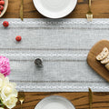 Runner de table rustique gris 13x72 pouce
