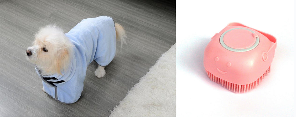 Sèche-linge rapide Serviette de bain absorbante chien peignoir Serviette de bain de chien pour chiens chats microfibre