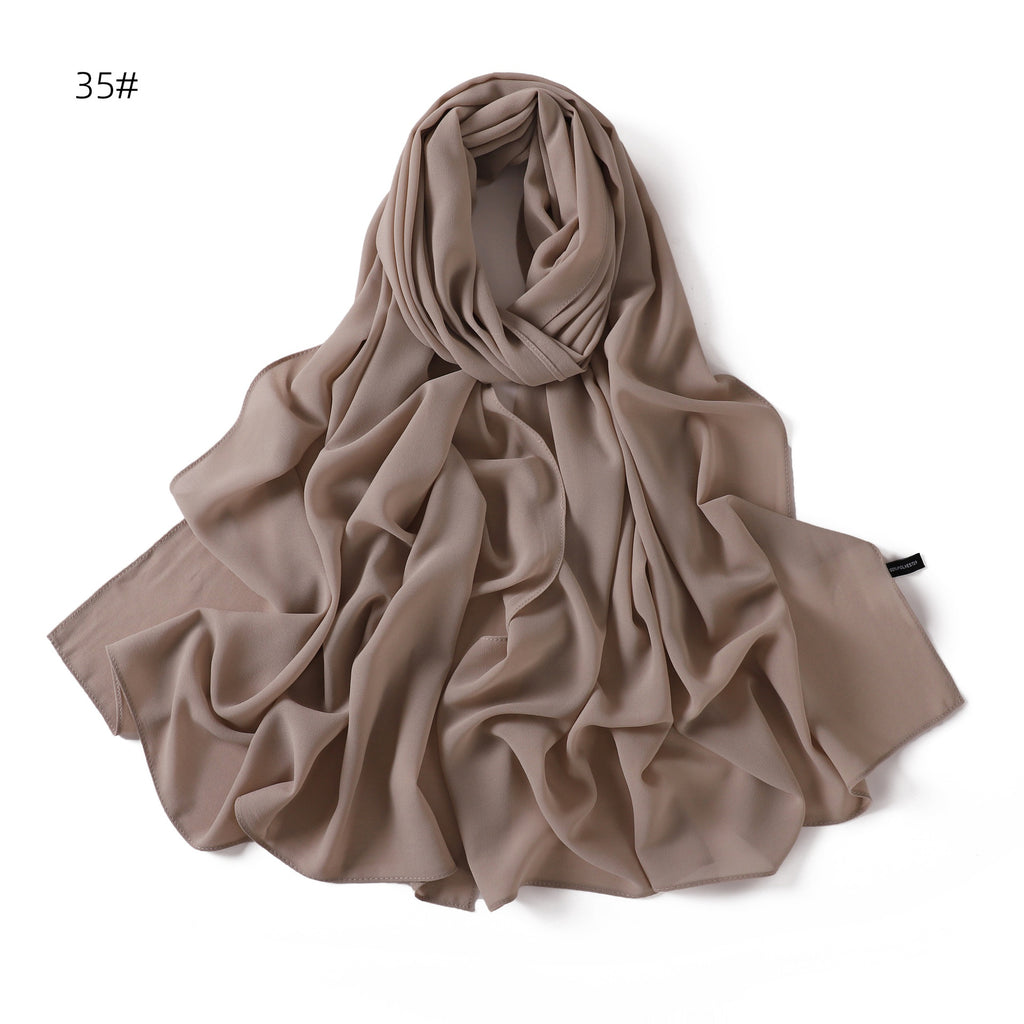 Echarpe de couleur solide pour les femmes