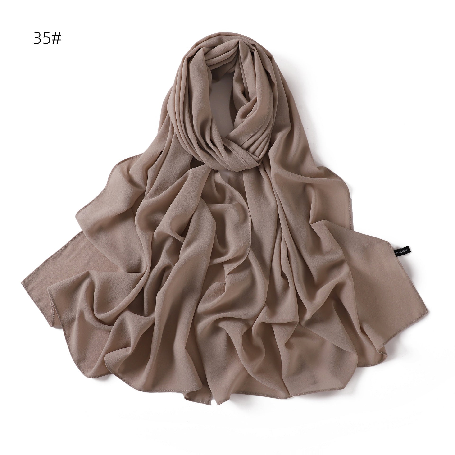 Echarpe de couleur solide pour les femmes