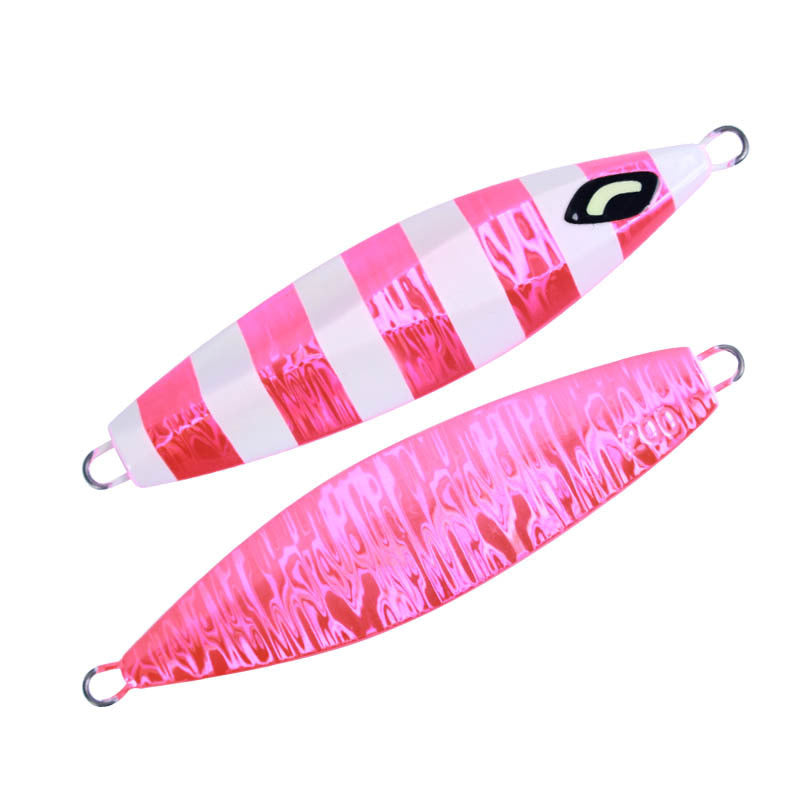 Giga plaque de fer Lead Fish Subsonic Sinking Deep Sea Bateau Pêche Lumineux Fer Plate Road