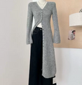 Cardigan retro retro pour l'automne haut de gamme Et l'hiver
