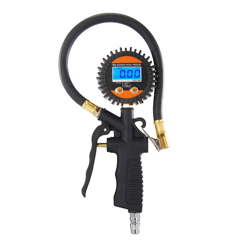 Mesure de pression de pneus de voiture numérique