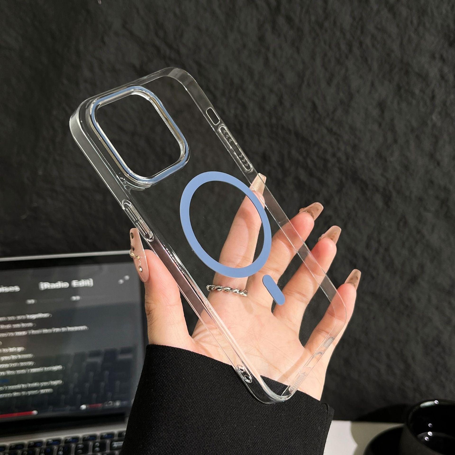 Couverture de protection contre les chutes d'huile magnétique transparente