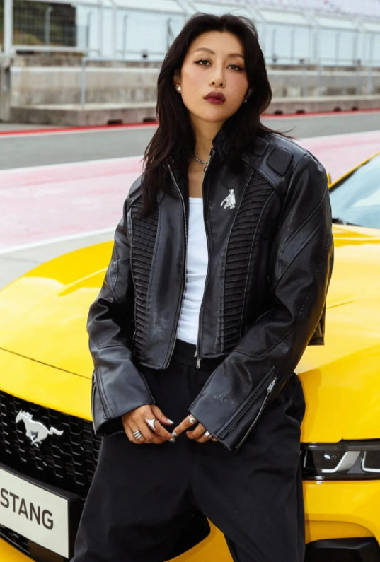 Veste en cuir Akira courte originale