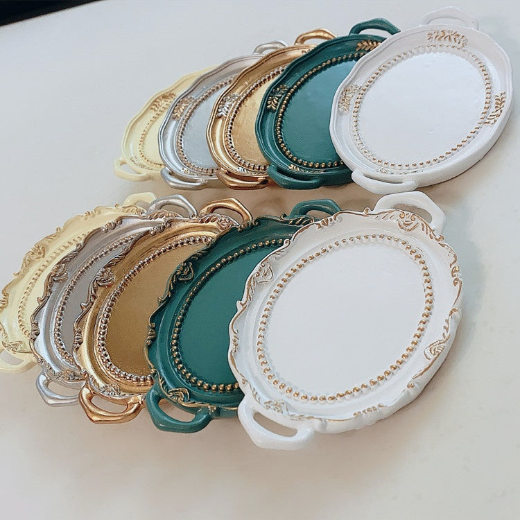 Porte-bougie en résine créative Boucles d'oreilles Collier Bijoux Ornement
