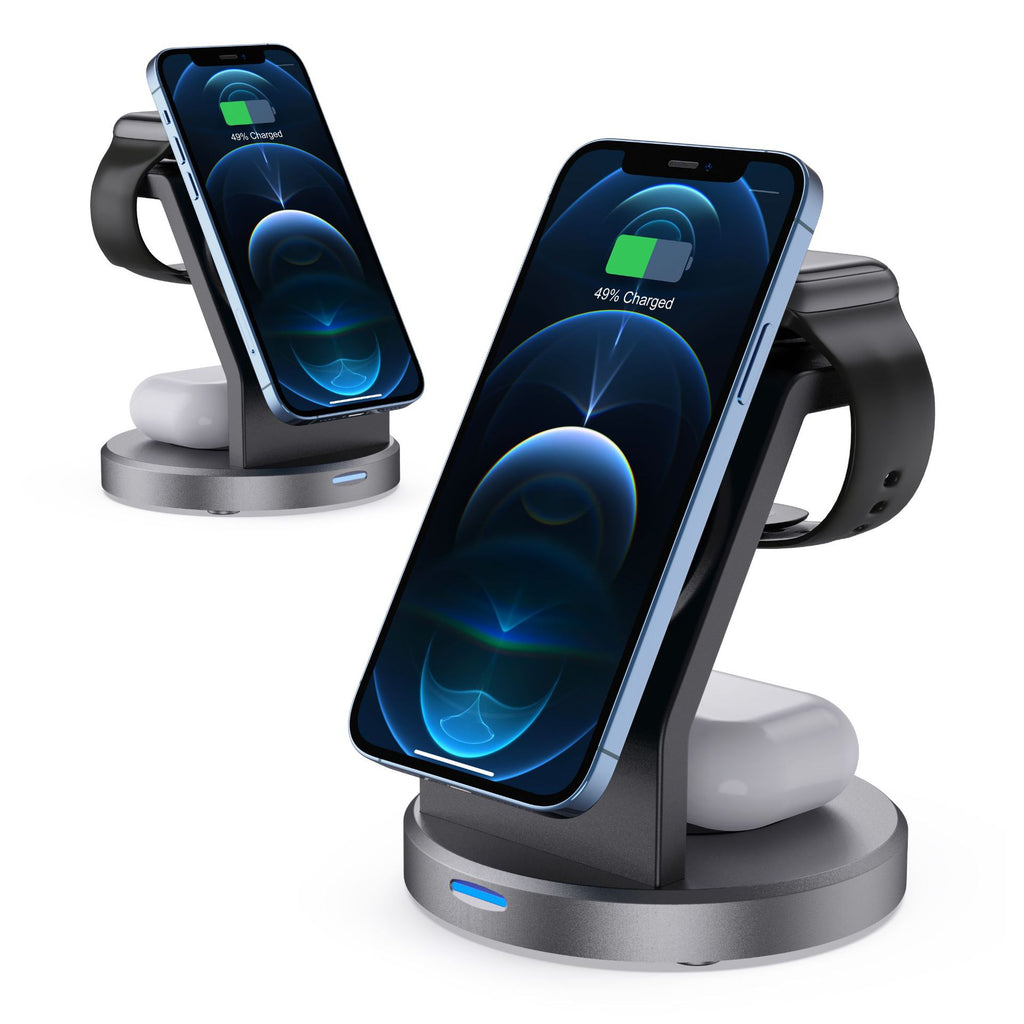 Chargeur sans fil multifonctionnel pour casque de téléphone mobile