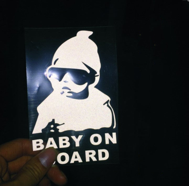 Sticker de voiture réfléchissant pour le corps de la porte de voiture