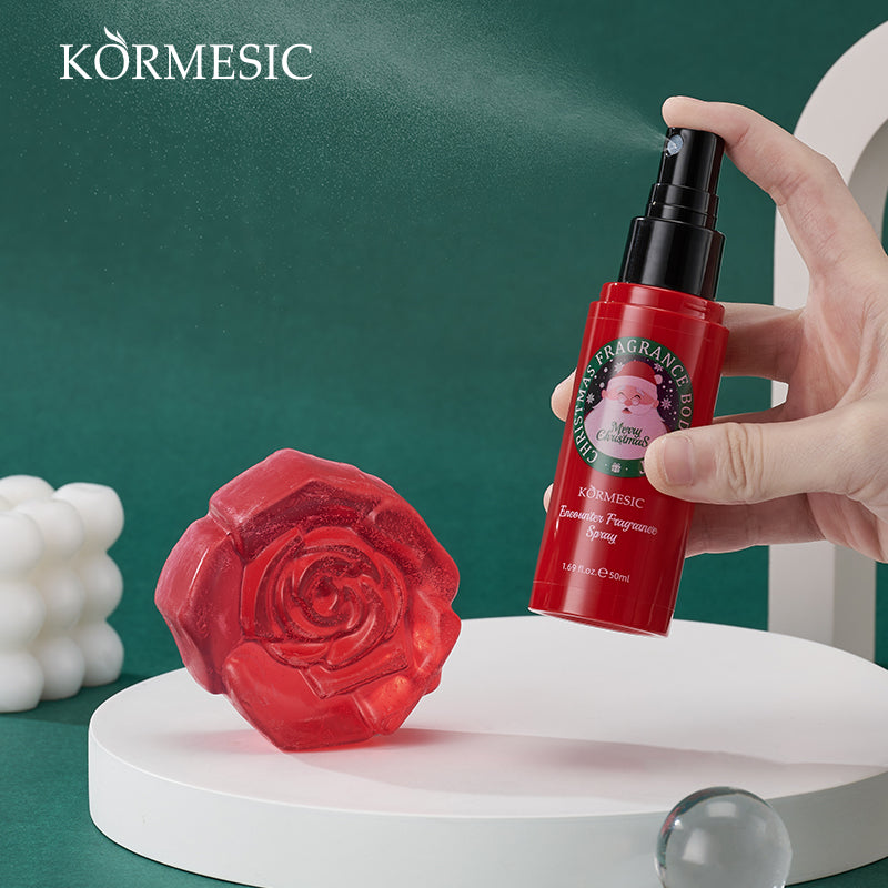 Ensemble de parfums de Noël KORMESIC pour le commerce extérieur 50ml-100g-50g-30g