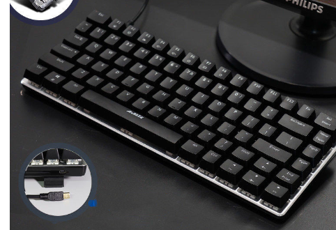Heijue AK33 Gaming Computer Notebook Clavier mécanique