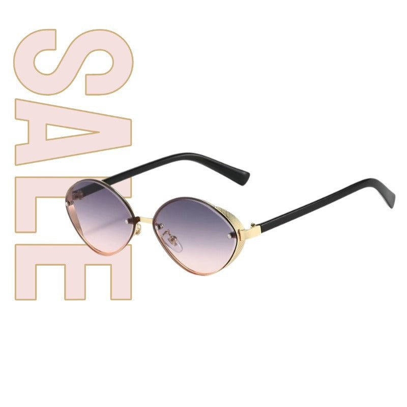 Lunettes de soleil tendance Retro Metal