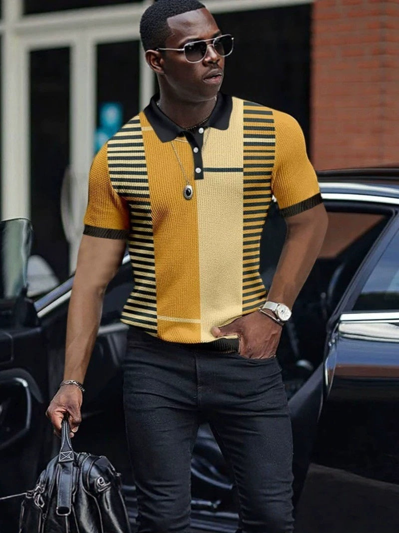 Polo d'été simple pour hommes