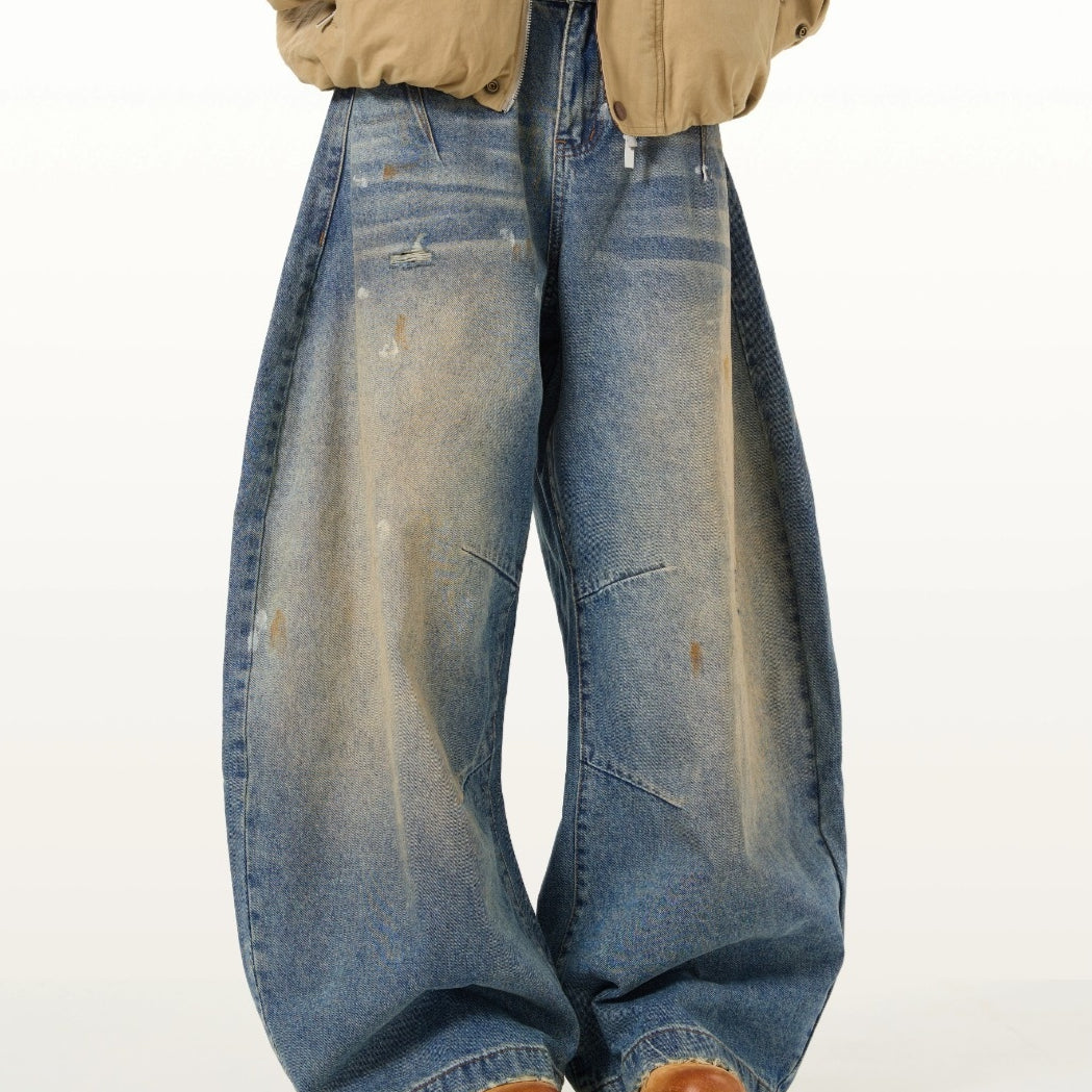 Rétro Détresse Scythe Jeans pour hommes