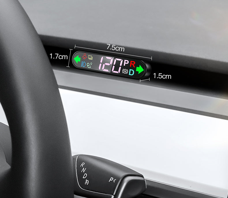 Air Meter Speed Sous-écran Panneau de bord Têtes vers le haut Affichage
