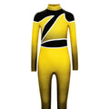 Bodysuit rayé imprimé 3D